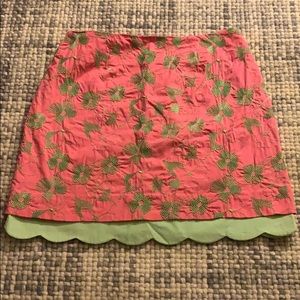 Lily Pulitzer embroidered skirt